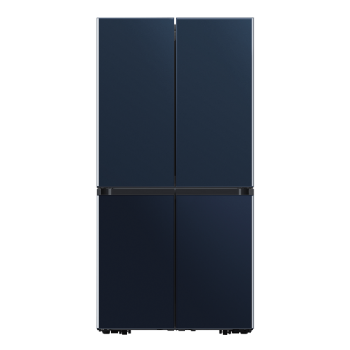 SAMSUNG Bespoke 936 Litres Frost Free French Door Smart Wi-Fi Enabled Refrigerator with Water Dispenser RF90A92W3AP/TL Glam Navy (Refrigerator)