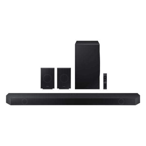 SAMSUNG Q-series 41W Bluetooth Soundbar with Remote Wireless Dolby ATMOS 11.1.4 Channel Graphite Black (Home Theater)