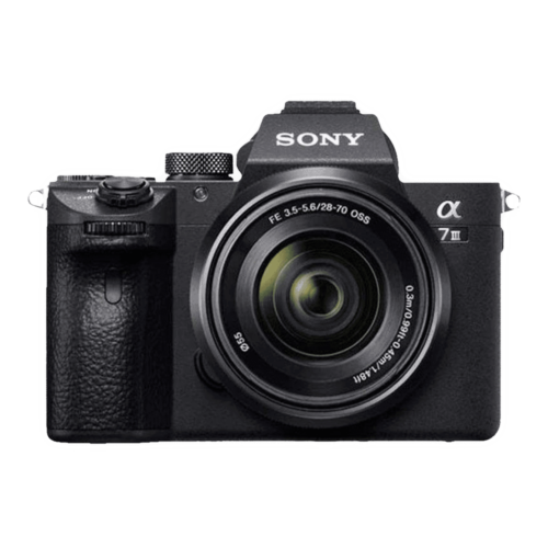 SONY Alpha 7 III 24.2MP Full Frame Camera 28-70 mm Lens, 35.6 x 23.8 mm Sensor, Tiltable LCD Screen (Camera)