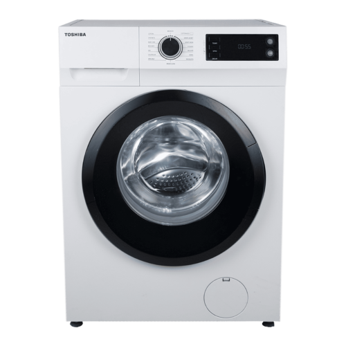 TOSHIBA 8 kg 5 Star Inverter Fully Automatic Front Load Washing Machine TW-BJ90S2-INDWK In-Built Heater White (Washing Machine)