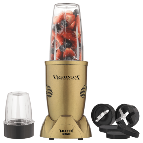 Veronica Nutriblend 500 Watt 2 Jars Mixer Grinder Blender 22000 RPM Motor Overload Protector Mehendi Green (Blender)