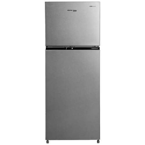 VOLTAS beko 248 Litres 3 Star Frost Free Double Door Refrigerator with Neo Frost Dual Cooling RFF285C / WPXIR0I0 Brushed Silver (Refrigerator)