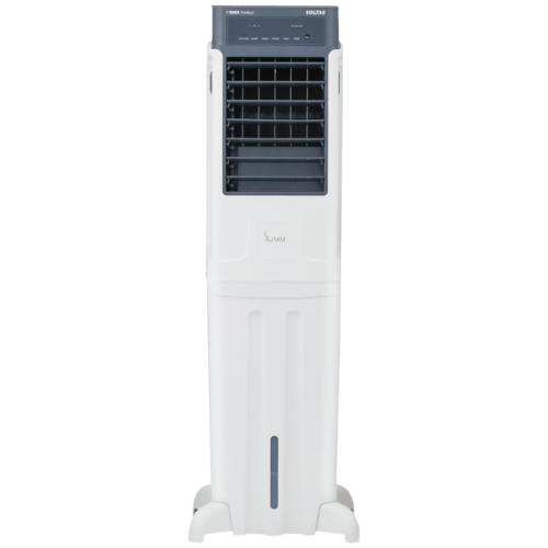 VOLTAS Slimm T 35 Litres Tower Air Cooler with Handy Touch Controls Inverter Compatible White & Grey (Air Cooler)