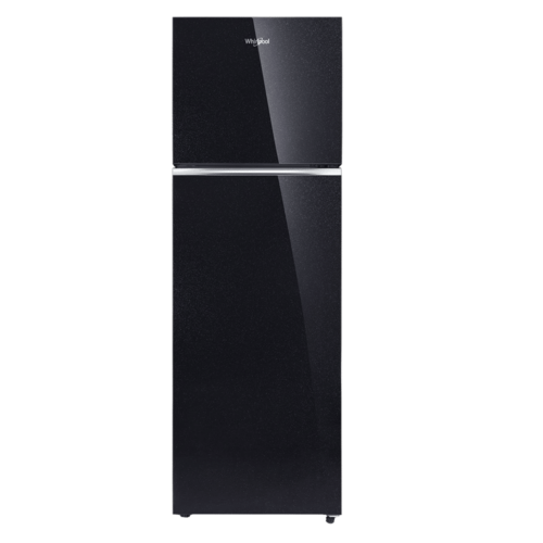 Whirlpool NeoFresh 292 Litres 2 Star Frost Free Double Door Refrigerator with 6th Sense DeepFreeze Technology NEO 305GD PRM Crystal Black (Refrigerator)