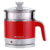 WONDERCHEF Luxe 1000 Watt 1.2 Litre Multi Cook Electric Kettle with Cordless Power Base Red (Electric Kettle)