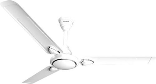 Crompton Surebreeze Hillbriz Deco 1 Star 1200mm 3 Blade High Velocity Ceiling Fan Inverter Technology White Bronze (Ceiling Fan)