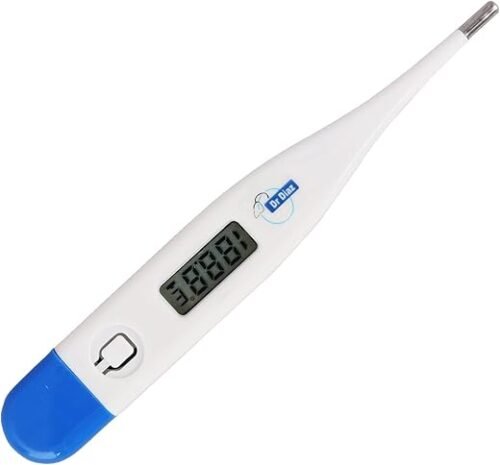 Dr Diaz Digital Clinical Oral Thermometer with USB Interface Clock Display Accurate & Fast Rectal Fever Detecting Device (Thermometer)