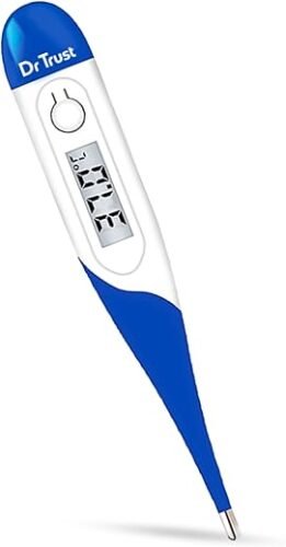 Dr Trust Usa Waterproof Flexible Tip Digital Thermometer White (Thermometer)