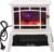 EXCLUZO Electric Fireplace Heater with 3D Simulation Flame Overheat Protection Electric Fireplace Warmer for Home EU 220?240V Electric Fireplace Warmer Machine Electric Fireplace White (Electric Fireplace)