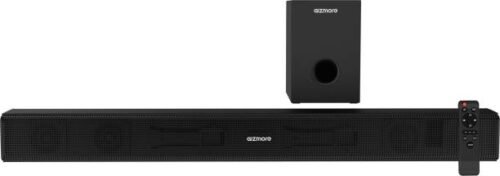 GIZmore BAR6000 60W Bluetooth Soundbar with Remote 360 Degree Surround Sound 2.1 Channel Black (Home Theater)