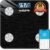 Healthgenie Smart BMI Weight Machine for Body Weight with 18 Body Parameters Sync with Mobile App Body fat Analyzer Machine with 2 Yrs Warranty Bluetooth Weighing Machine Coal Black HB-411 (Weight Scale)