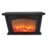 HEITIGN Electrical Fireplaces Flameless LED Fireplace Lantern Simulation Flame Fireplace Light USB Fireplace Lantern Tabletop Decorative Fireplace Lantern Indoor Outdoor (Electric Fireplace)