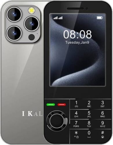 IKALL K999 Premium Keypad Phone ? 2000mAh Battery Spacious Display Elegant Design Silver (Keypad Mobile)