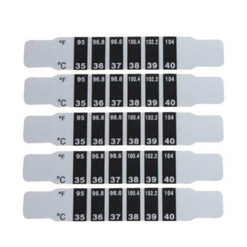 JERN Forehead Strip Thermometer- Pack of 5 (Thermometer)