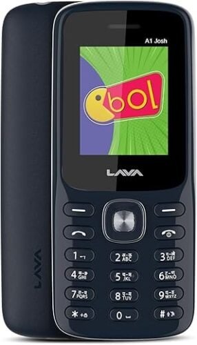 Lava A1 Josh with BOL Feature Mobile Phone  Super Saving Battery Mode  Auto Call Recording  22 Launguages Read Support  Call Blink Notification  Blue Silver (Keypad Mobile)