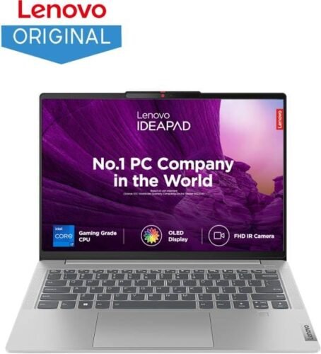 Lenovo IdeaPad Slim 5 14IRL8 Intel Core i7 13th Gen 14 inch 16GB 512GB Windows 11 Home MS Office 2021 Intel UHD WUXGA OLED Display Cloud Grey 82XD004SIN (Laptop)