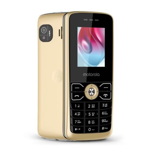 Motorola All-New A50 Dual Sim keypad Phone with Voice Feature  VGA Rear Camera  1750 mAh Powerful Battery – Upto 10 Days Standby Time 6 Indian Languages Input Support  Gold (Keypad Mobile)