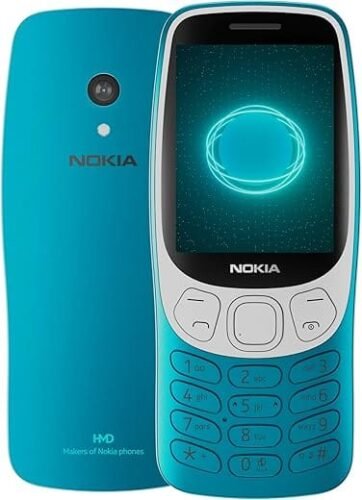 Nokia 3210 4G  All-new Classic Keypad Phone with Dual SIM YouTube Scan & Pay UPI Rear Camera Wireless FM Radio MP3 Player Bluetooth & USB Type C  Scuba Blue (Keypad Mobile)