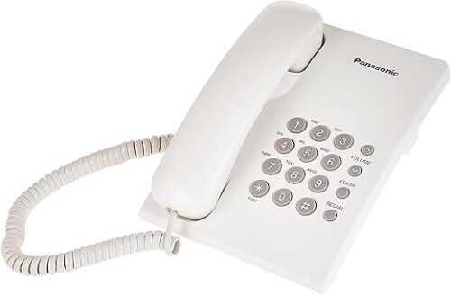 Panasonic Single Line KX-TS500MX Corded Telephone (Telephone)