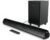 PORTRONICS Pure Sound Pro X1 100W Bluetooth Soundbar with Remote 3 EQ Modes 2.1 Channel Black (Home Theater)