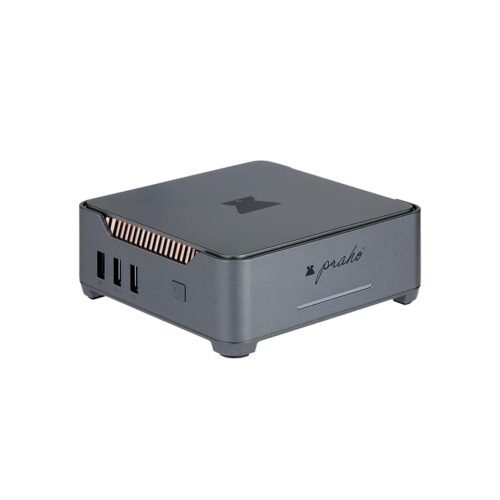 Praho 11th Gen N5105 Mini Pc for Trading and Education with Graphics Card  3 Years Warranty  Intel Quad Core Processor Upto 2.9Ghz  2HDMI 60Hz 4K 3Screen Display 8GB LPDDR4 RAM128GB SSD linux OS (Linux Mini PC)