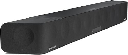 SENNHEISER AMBEO Max 500W Bluetooth SoundBar with Remote Dolby Atmos 5.1.4 Channel Black (Home Theater)