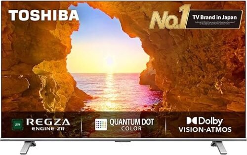 TOSHIBA C450 126 cm 50 inch 4K Ultra HD QLED VIDAA TV with Dolby Vision and Dolby Atmos (Smart TV)