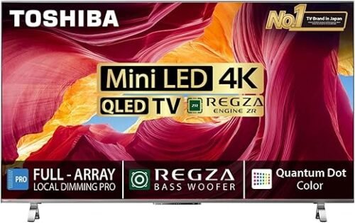 TOSHIBA M650MP 139 cm 55 inch 4K Ultra HD QLED Vidaa TV with Dolby Atmos 2024 model (Smart TV)