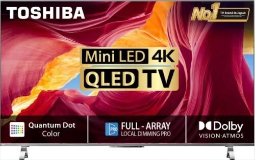 TOSHIBA M650MP 164 cm 65 inch 4K Ultra HD QLED Vidaa TV with Dolby Atmos (Smart TV)