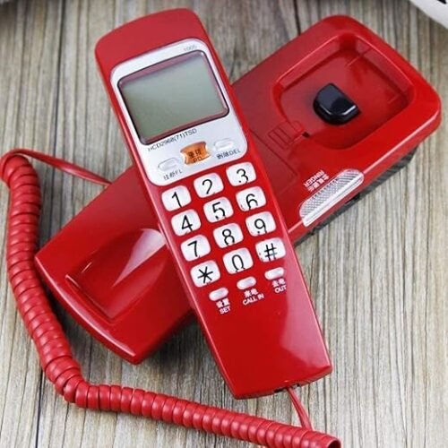 Vruta Landline Caller ID Telephone Corded Phone for Office and Home Purpose (Telephone)