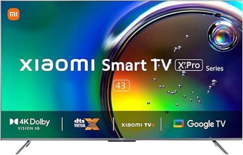 Xiaomi X Pro Series 108 cm 43 inch 4K Ultra HD LED Google TV with Dolby Vision and Dolby Atmos (Smart TV)