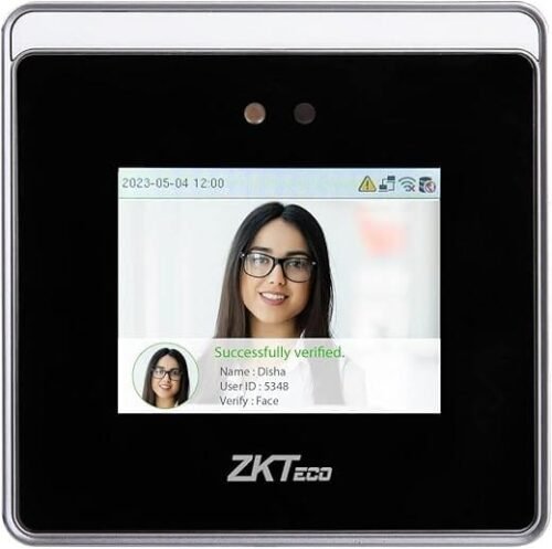 ZKTeco Ultra-Compact Facial Recognition Biometric Attendance & Access Control Device Featuring Wi-Fi Touchscreen LAN and Compatibility with Zlink Assistant Mobile App and Software MiniTA (Biometric Scanner)